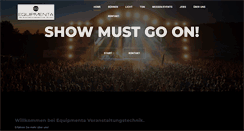 Desktop Screenshot of equipmenta.de